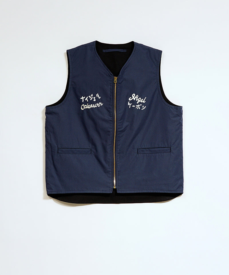 SOUVENIR VEST REVERSIBLE COTTON NYLON WEATHER