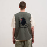 SOUVENIR VEST REVERSIBLE COTTON NYLON WEATHER