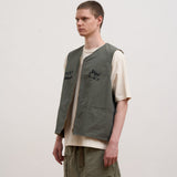SOUVENIR VEST REVERSIBLE COTTON NYLON WEATHER
