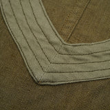 PULLOVER ARMY VEST LINEN HERRINGBONE TWILL