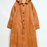 FISHERMAN COAT KAKISHIBU LINEN