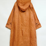 FISHERMAN COAT KAKISHIBU LINEN