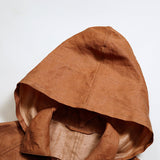 FISHERMAN COAT KAKISHIBU LINEN