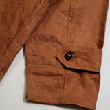 FISHERMAN COAT KAKISHIBU LINEN