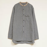 FARMER STAND SHIRT - COTTON LINEN