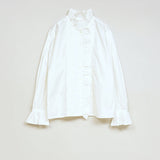 GATHER COLLAR BLOUSE