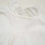 GATHER COLLAR BLOUSE