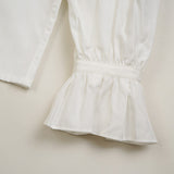 GATHER COLLAR BLOUSE