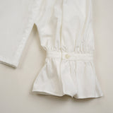 GATHER COLLAR BLOUSE