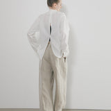 STARCHED BOSOM SHIRT - COTTON TWILL