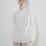 STARCHED BOSOM SHIRT - COTTON TWILL