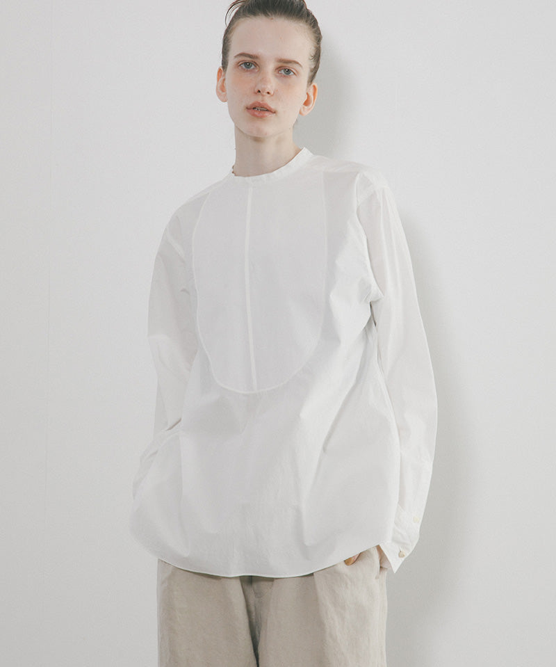 STARCHED BOSOM SHIRT - COTTON TWILL
