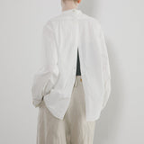 STARCHED BOSOM SHIRT - COTTON TWILL