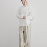 STARCHED BOSOM SHIRT - COTTON TWILL