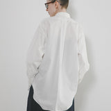 BOW TIE BLOUSE COTTON TWILL