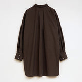 BOW TIE BLOUSE COTTON TWILL