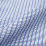 GATHER COLLAR BLOUSE STRIPE