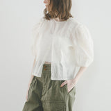 2WAY BLOUSE HALF SLEEVE