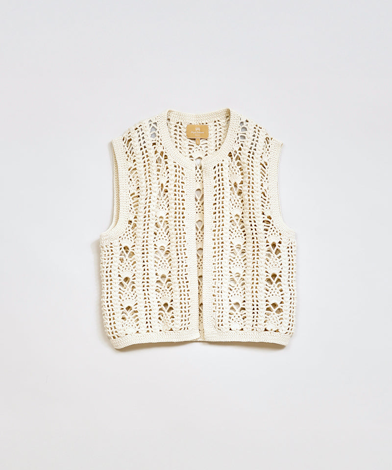 CROCHET VEST COTTON CORD