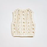 CROCHET VEST COTTON CORD