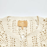 CROCHET VEST COTTON CORD
