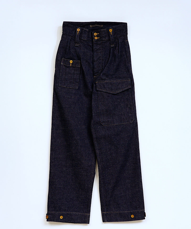 BRITISH ARMY PANT LOOSE DENIM - WOMAN
