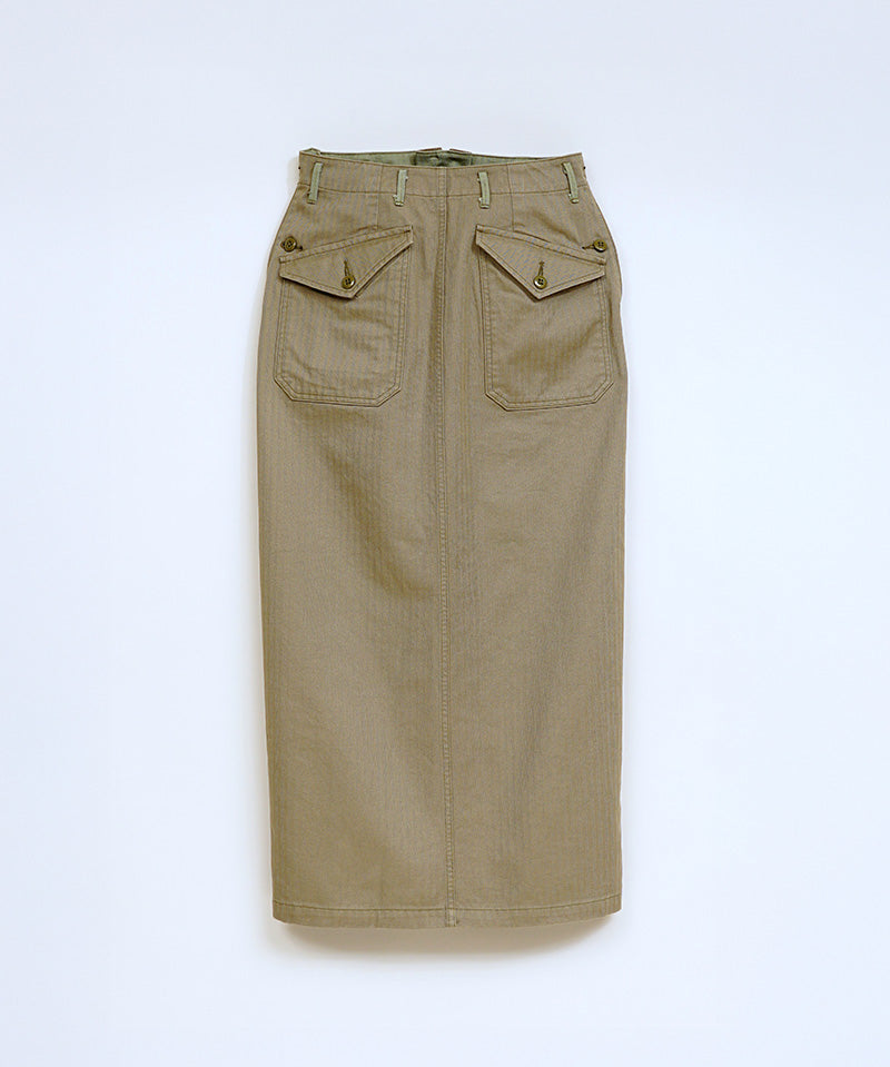 SWEDISH RANCH SKIRT HERRINGBONE