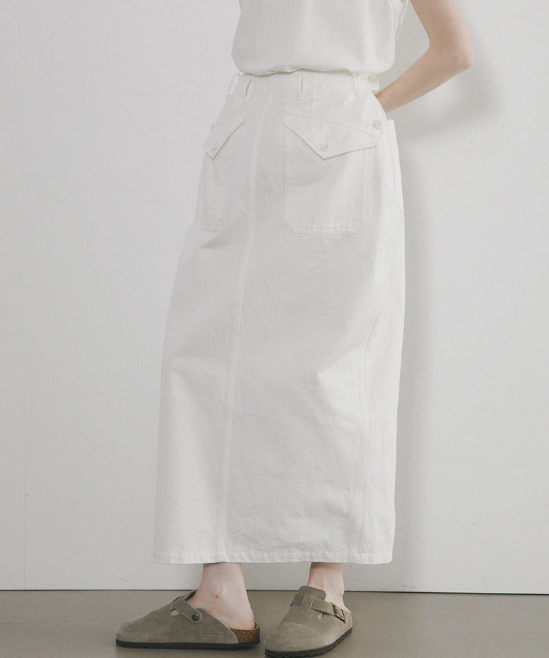 SWEDISH RANCH SKIRT HERRINGBONE