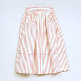 WORK SKIRT STRIPE C/L