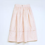 WORK SKIRT STRIPE C/L