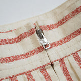 WORK SKIRT STRIPE C/L