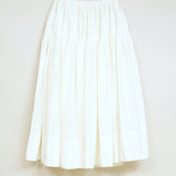 HAND PLEATED SKIRT KHADI