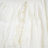 HAND PLEATED SKIRT KHADI
