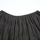 HAND PLEATED SKIRT KHADI