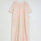 2WAY WORK DRESS STRIPE C/L