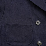 GENTLEMANS DOUBLE BREASTED JACKET HERRINGBONE