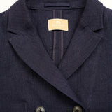 GENTLEMANS DOUBLE BREASTED JACKET HERRINGBONE