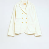 GENTLEMANS DOUBLE BREASTED JACKET COTTON TWILL
