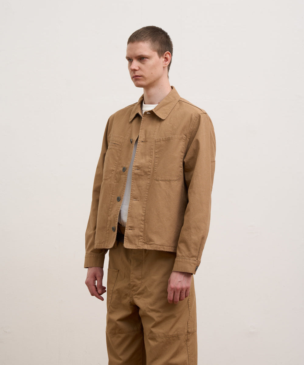 JK02-01 SH ANGLED JACKET DUCK CANVAS