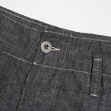 PT02-02 ANGLED PANT LINEN DENIM