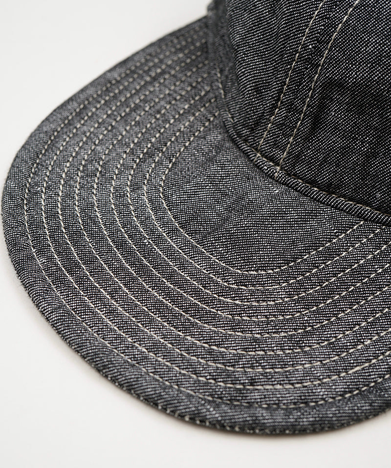 AC01 WORK CAP LINEN DENIM