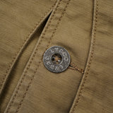 V01 WORK SUIT VEST SLUB SATEEN