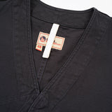 V01 WORK SUIT VEST SLUB SATEEN