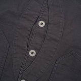 V01 WORK SUIT VEST SLUB SATEEN