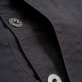 V01 WORK SUIT VEST SLUB SATEEN