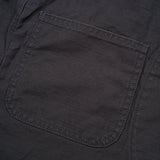 V01 WORK SUIT VEST SLUB SATEEN