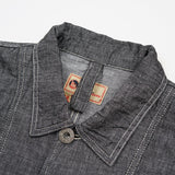 JK03-02 CHORE JACKET LINEN DENIM