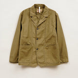 JK04 WORK SUIT JACKET SLUB SATEEN