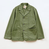 JK04 WORK SUIT JACKET SLUB SATEEN