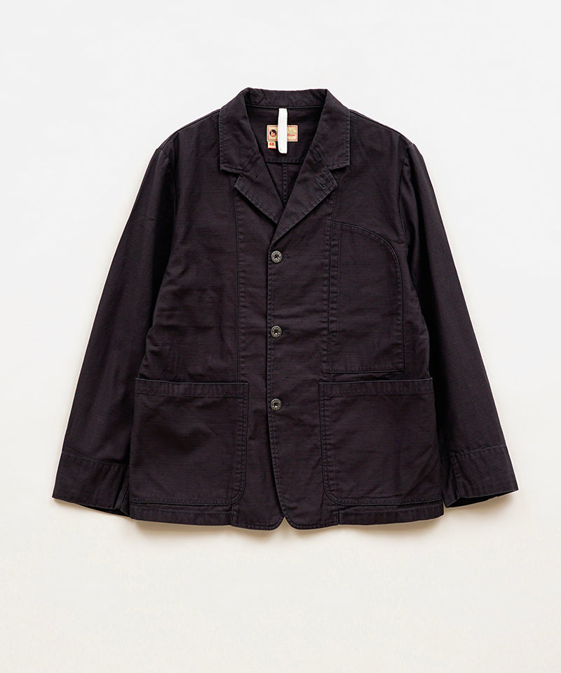 JK04 WORK SUIT JACKET SLUB SATEEN